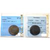 Image 1 : Pair of CCCS Certified PEI Ships and Colonies Tokens, Lot includes: BR# 997, Lees #7 in EF-45 and BR