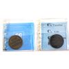 Image 2 : Pair of CCCS Certified PEI Ships and Colonies Tokens, Lot includes: BR# 997, Lees #7 in EF-45 and BR
