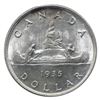 Image 2 : Silver $1 1935 (CH# 1935 REV-003) ICCS Certified MS-65. Die crack connecting 'NO' to 'R' in REGINA.