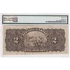 Image 2 : DC-14c 1897 Dominion of Canada $2, Various-Boville, S/N: 157467 PMG VF-25. A Well Centered Note.