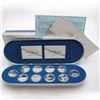 Image 1 : RCM Issue: 1990-1994 $20 Aviation Series One 10-coin Sterling Silver with Gold Cameo Set in All Orig