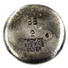 Image 2 : 2oz Beaver Bullion Pirate Skull with Cross Swords Antiqued .999 Fine Silver. (TAX Exempt)