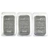 Image 1 : 1oz Johnson Matthey .999 Fine Silver Bars in Sealed Mint Plastic. 3pcs (TAX Exempt)