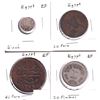 Image 1 : Lot of Egypt Coinage Including a Qirsh, 20 Para, 40 Para & 20 Piastres. 4pcs