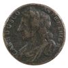 Image 2 : 1677 Scotland Charles II Bawbee 6 Pence Scots Fine.