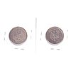 Image 2 : 1960J & 1961J Germany 1 Mark Coins in EF. 2pcs