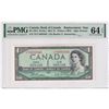 Image 2 : 1954 Replacement $1 BC-37bA, Beattie-Rasminsky S/N: *O/Y0092840. PMG Certified CUNC-64 EPQ!