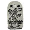 Image 1 : 2oz Fine Silver Limited Edition R.I.P Tombstone, Featuring Mummy # 136. Produced by Monarch Precious