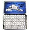 Image 1 : original tin of 24x 1/2oz leggo blocks. (12 oz total) Produced by Monarch Mint. (Tax exempt)