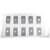 Image 2 : Sheet of 1oz Sunshine Mint .999 Fine Silver Bars. 10pcs (TAX Exempt)