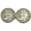 Image 1 : 1oz Liberty Mint "Honest Value Never Fails" U.S.S. Consitution Ship .999 Fine Silver Rounds (Lightly