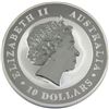 Image 2 : 2018 Australia 10oz .999 Fine Silver Kookaburra (Lightly scratched). TAX Exempt