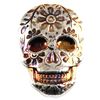 Image 1 : 2oz Monarch Precious Metals Sugar Skull with Unique Rainbow Toning. (TAX Exempt)