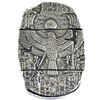 Image 2 : 3oz Monarch Precious Metals Egyptian Horus Relic .999 Fine Silver Bar in Cloth Drawstring Bag. (TAX 