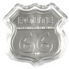 Image 2 : 1oz Icons of Route 66 Shield - Texas Cadillac Ranch .999 Fine Silver (Capsule has a scuff). TAX Exem
