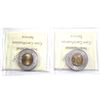 Image 2 : 1999 Nunavut  &  2000 Knowledge Two Dollar ICCS Certified MS-66. 2pcs