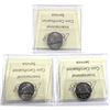 Image 2 : 2007,2008 & 2009 Canada 5-cent ICCS Certified MS-66. 3pcs