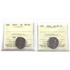 Image 1 : 2013 & 2014 Canada 5-cent ICCS Certified MS-66. 2pcs