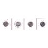 Image 2 : Estate lot of 4x 2001P & 2002P Canada 5-cent Errors. Please view scan for error varieties .