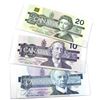 Image 2 : 1986 $5 BC-56c-N1-iii,1989 $10 BC-57a-N1-iii & 1991 $20 BC-58a-N1-iii 3-Digit RADAR notes in CUNC co