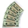 Image 2 : Lot of 5x 2004  USA $20 sequential banknotes  EC 35814970A- EC 35814974A. 5pcs