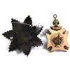 Image 2 : Unique Freemason Knights Templar Medals with Enameling. One has a unique knight's helmet that fully 