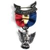 Image 1 : Be Prepared Eagle Scout Sterling Silver Badge Awarded by the Boy Scouts of America in Original Custo
