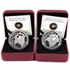 Image 1 : 2010 Canada $20 Moonlight & Ruby Crystal Pinecone Fine Silver Coins Encapsulated in Red RCM Display 