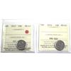 Image 1 : 2014 & 2015 Canada 10-cent ICCS Certified MS-67. 2pcs