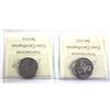 Image 2 : 2000 Millennium Medallion & 2000 Harmony 25-cent ICCS Certified MS-66. 2pcs