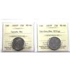 Image 1 : 2002P Canada Day & 2003P New Effigy 25-cent ICCS Certified MS-66. 2pcs