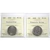 Image 1 : 2008 freestyle Skiing & 2008 Snowboarding 25-cent ICCS Certified MS-66. 2pcs
