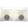 Image 1 : 2009 Sledge Hockey  & 2009 Speed Skating 25-cent ICCS Certified MS-66. 2pcs
