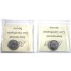 Image 2 : 2010 Mule (PL Strike on Obverse, Specimen Strike on Reverse -RARE!)  & 2018 Canada 10-cent ICCS Cert