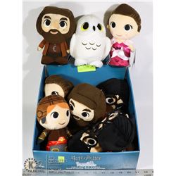 9 ASSORTED HARRY POTTER PLUSHIES