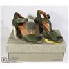 Image 1 : NEW COQUE TERRA CRUST GREEN SIZE 35 SHOES $235.00