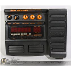 ZOOM BFX-708 PEDAL WITH BASS EFFECTS PROCESSOR