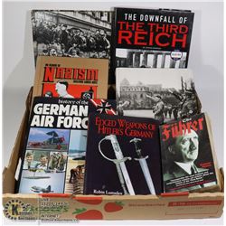 LARGE FLAT OF HITLER WAR BOOKS
