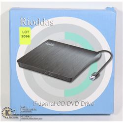 RIODDAS EXTERNAL CD/DVD DRIVE