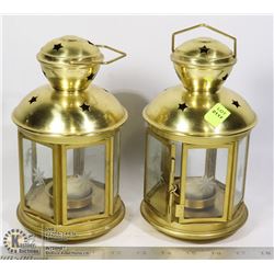 TWO IKEA TEA LIGHT HOLDERS