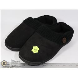 WOMENS BLACK SIZE XL SLIPPERS