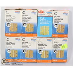BUNDLE OF 3" DOOR HINGES