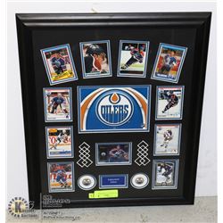 NHL EDMONTON OILERS FRAMED
