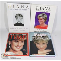 FLAT PRINCESS DIANA BOOKS INCL. TIME