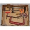 Image 1 : FLAT OF ASSORTED CLAMPS