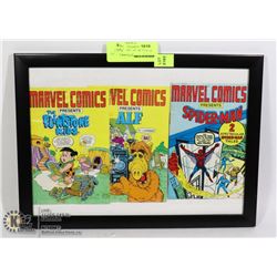 THREE 1988 MINIATURE COMICS IN FRAME