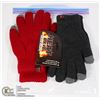 Image 1 : 2PK LADIES HEAT WAVE GLOVES