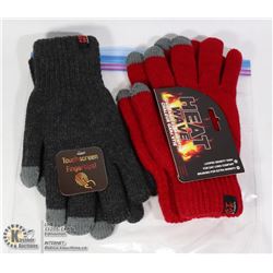 2PK LADIES HEAT WAVE GLOVES