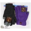 Image 1 : 2PK LADIES HEAT WAVE GLOVES
