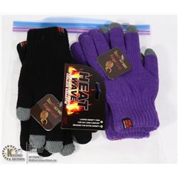 2PK LADIES HEAT WAVE GLOVES